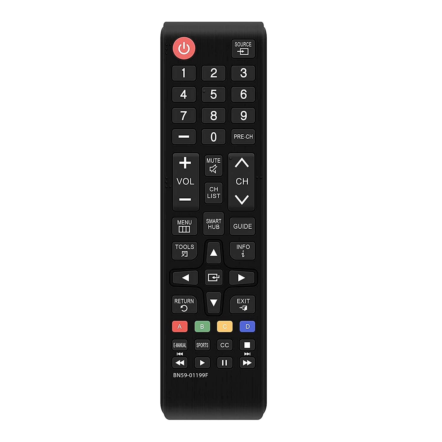 AMZJK Universal Remote Control for All Samsung TV for All LCD LED